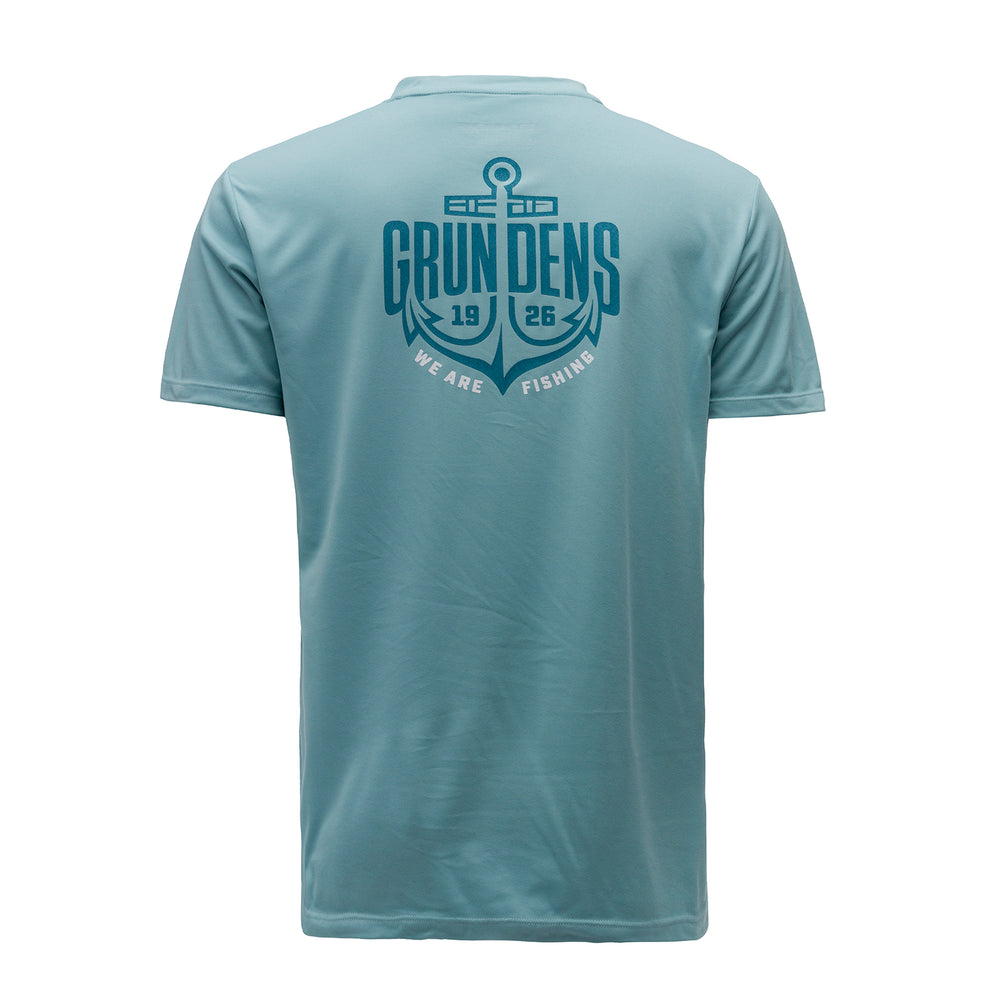 Grundens Logo Anchor SS Tech Tee Men's