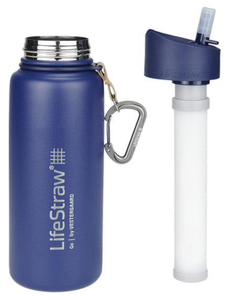 Lifestraw Go Stainless Steel Filter Bottle - Ascent Outdoors LLC