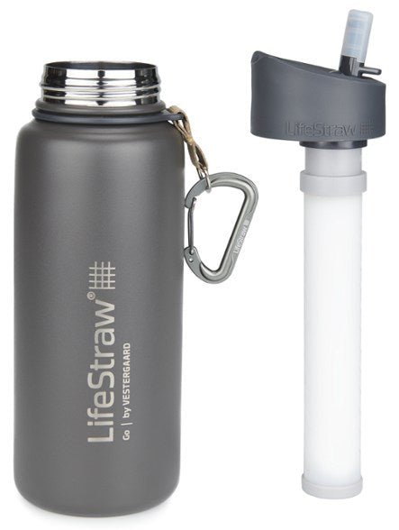 Lifestraw Go Stainless Steel Filter Bottle - Ascent Outdoors LLC