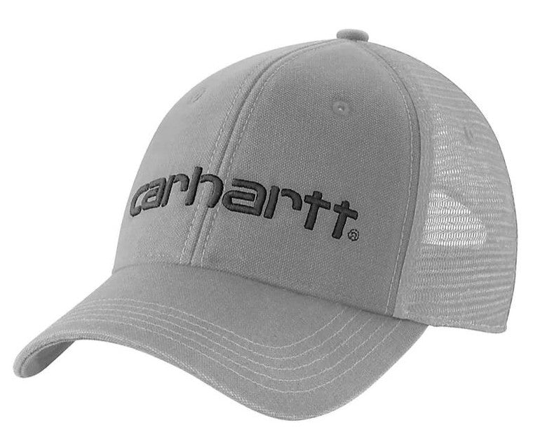Carhartt Men's Canvas Mesh-Back Logo Graphic Snapback Hat