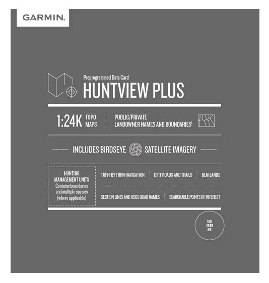 Garmin HuntView Plus Maps Oregon 26/27