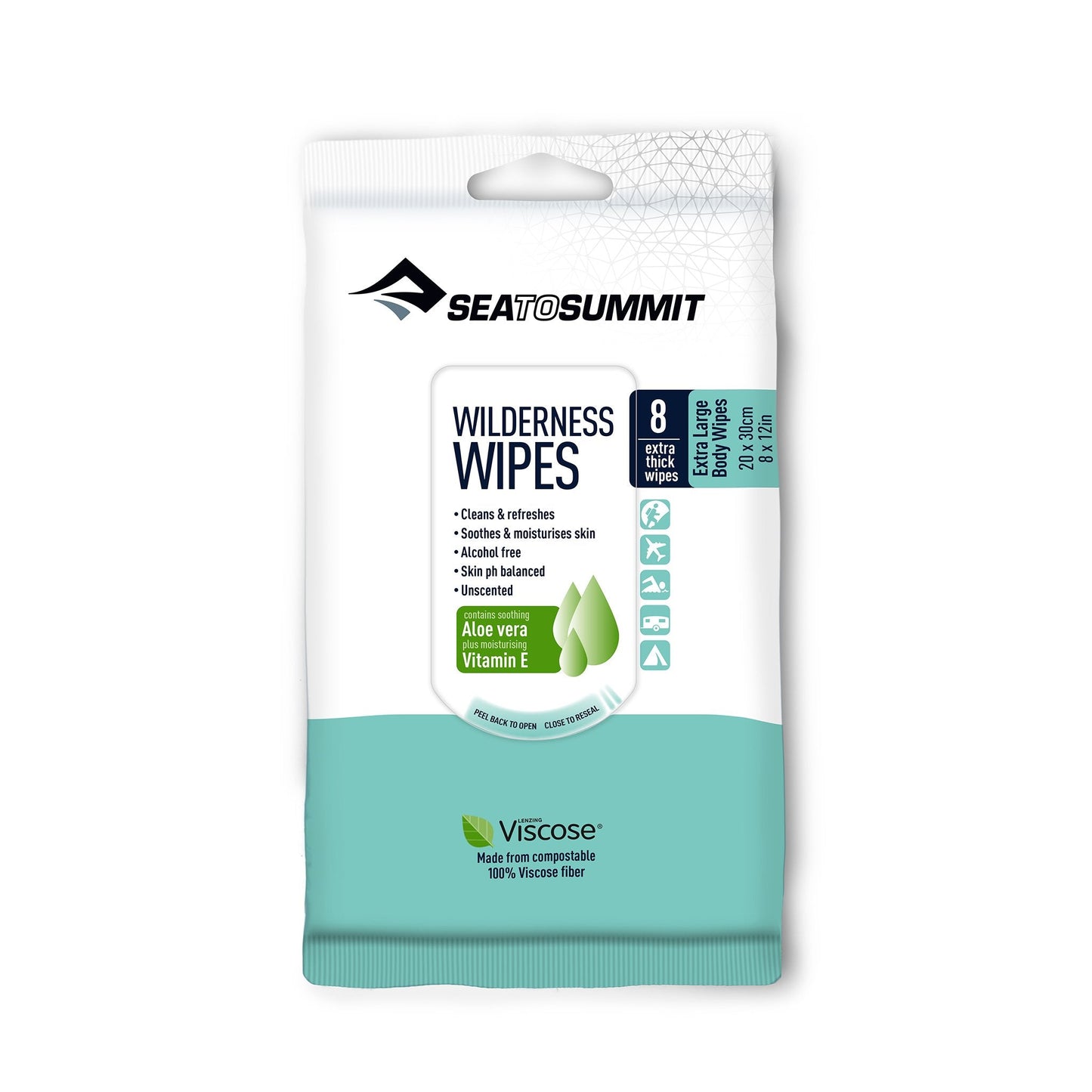 Sea To Summit Wilderness Bath Wipes - Ascent Outdoors LLC