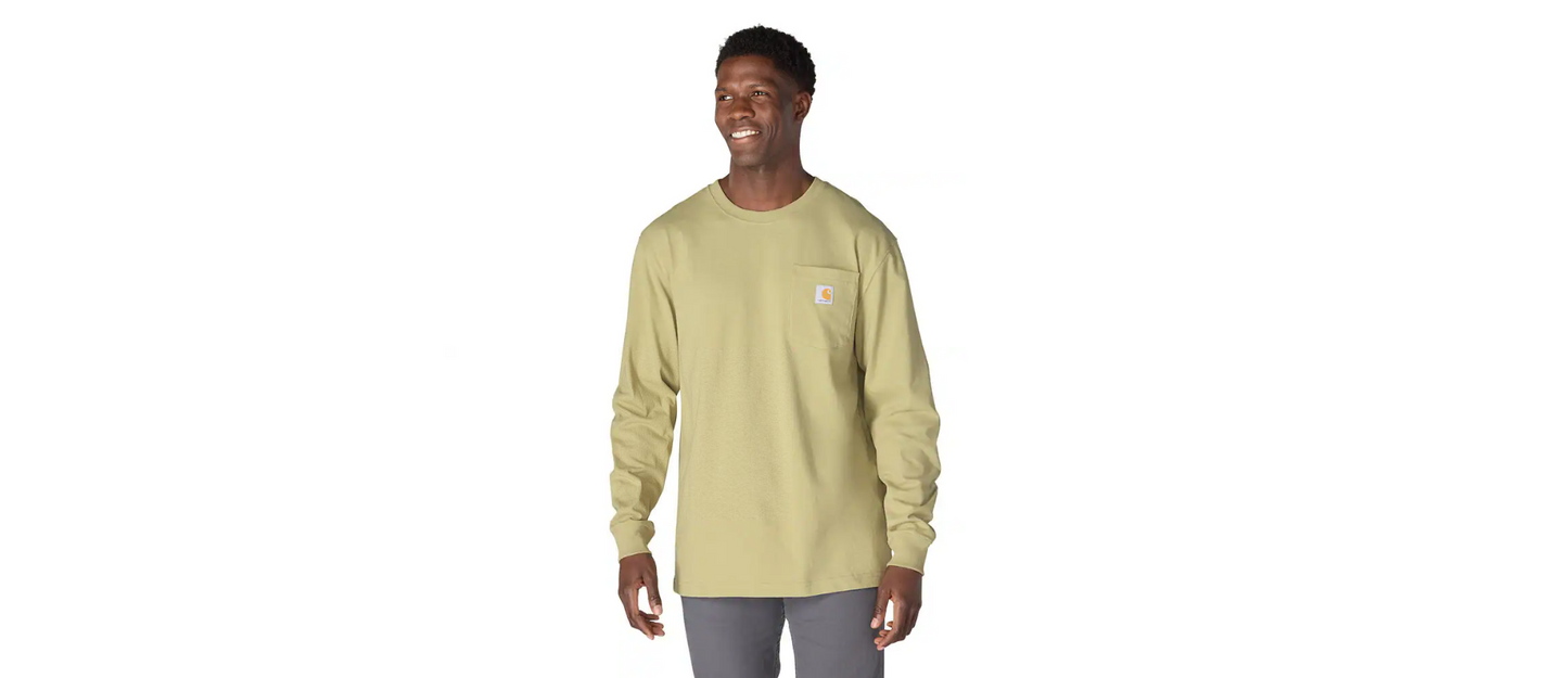 Carhartt Men's Loose Fit Heavyweight Long-Sleeve Pocket T-Shirt