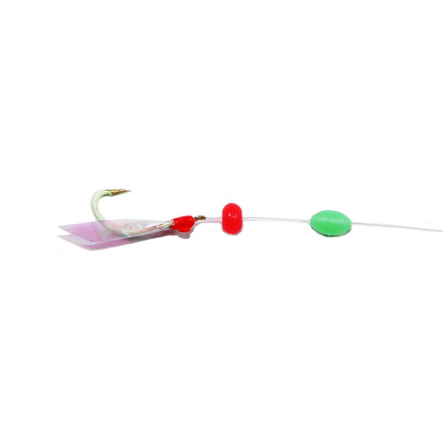 Ahi USA Glow Hook Rainbow Skin Sabiki