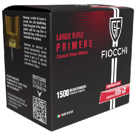 Fiocchi Large Rifle Primers 1500 rd