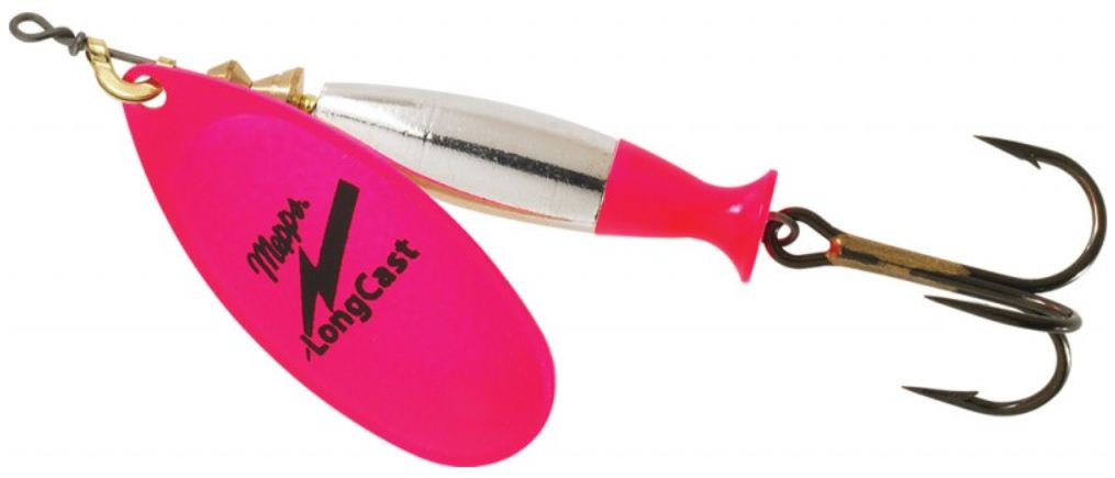 Mepp's Glo LongCast Spinners