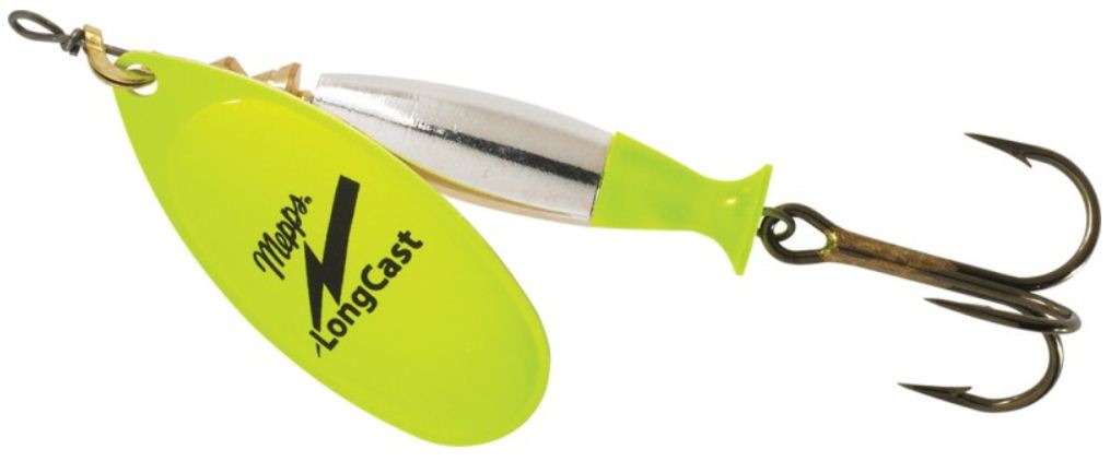 Mepp's Glo LongCast Spinners