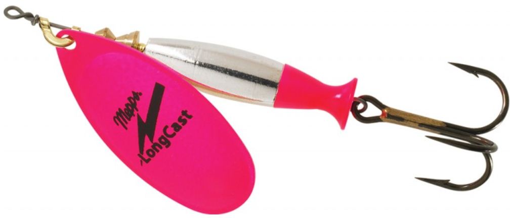 Mepp's Glo LongCast Spinners