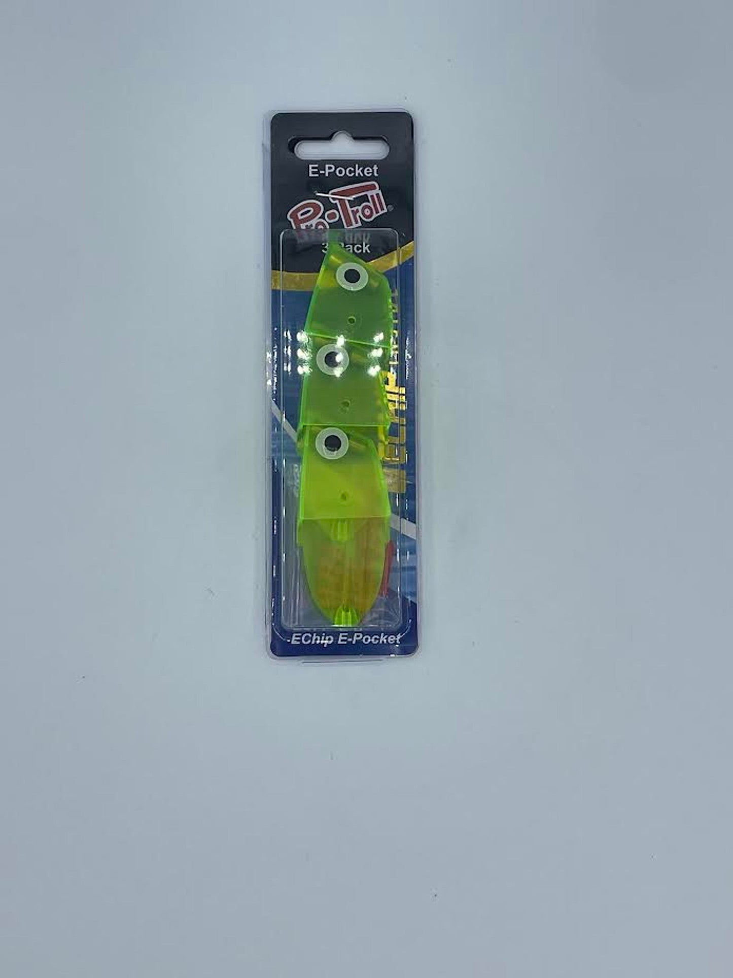 Pro-Troll E-Pocket # 4702 Chartreuse m/ EChip 3Pk
