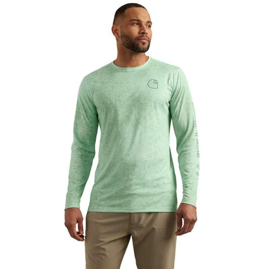 Carhartt Force Sun Defender Lightweight Long-Sleeve Print T-Shirt Men's