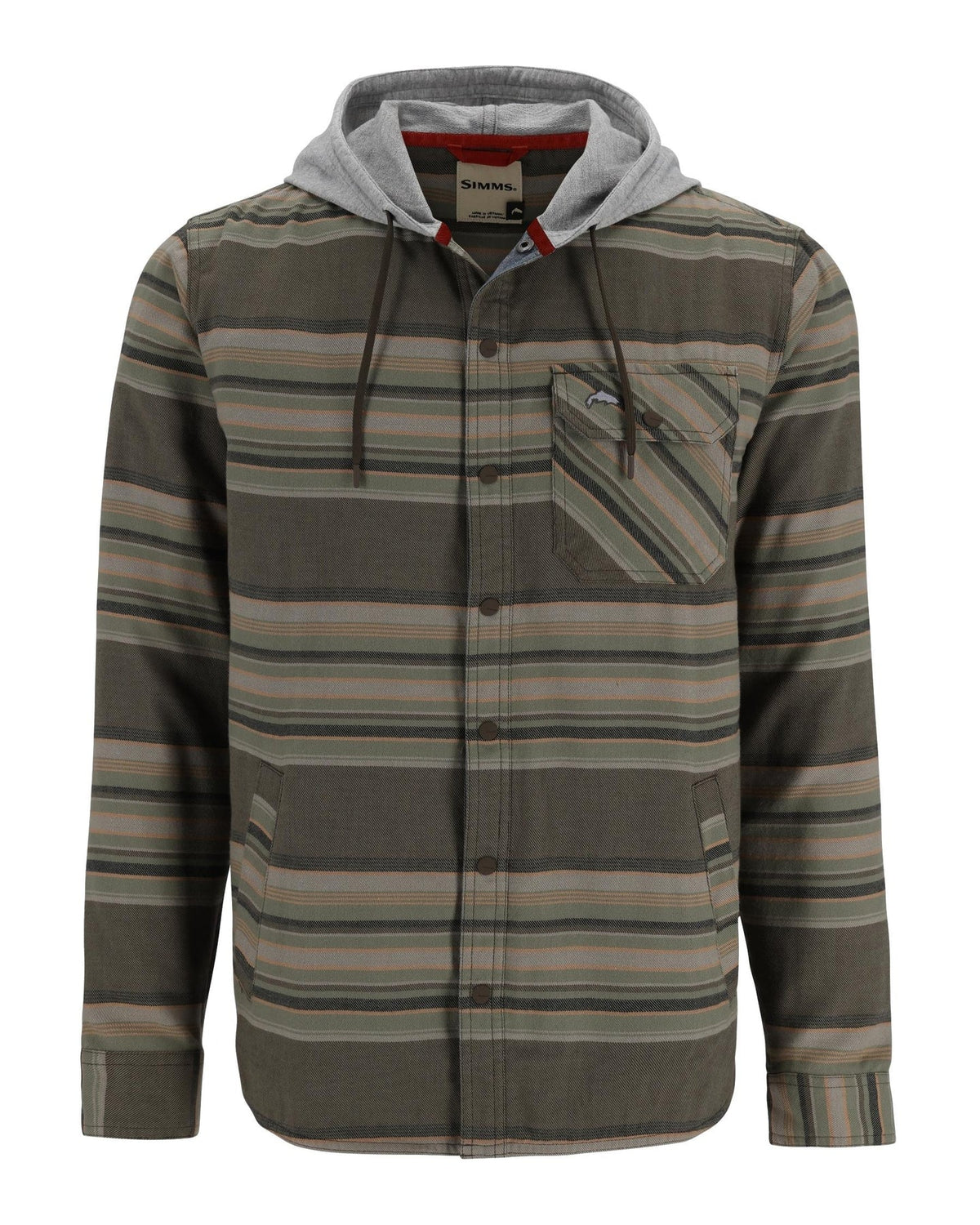 Simms Santee Flannel Hoody Men's