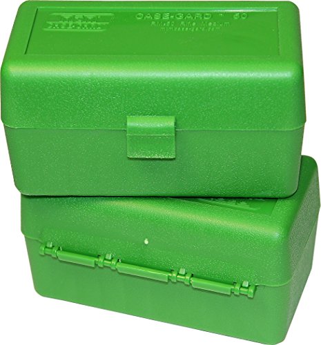 Mtm Rm-50-10 Case Guard R50 Rifle Ammo Box Series Green 220 Swift 50Rd