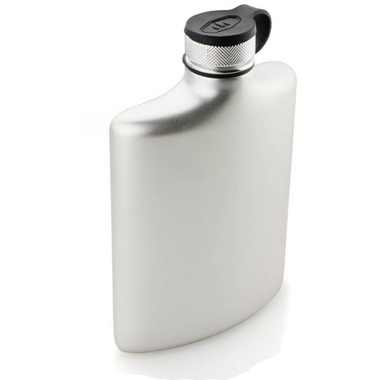 GSI Outdoors 8 Fl Oz Glacier Stainless Hip Flask (Stainless Steel) Outdoor Sports Equipment