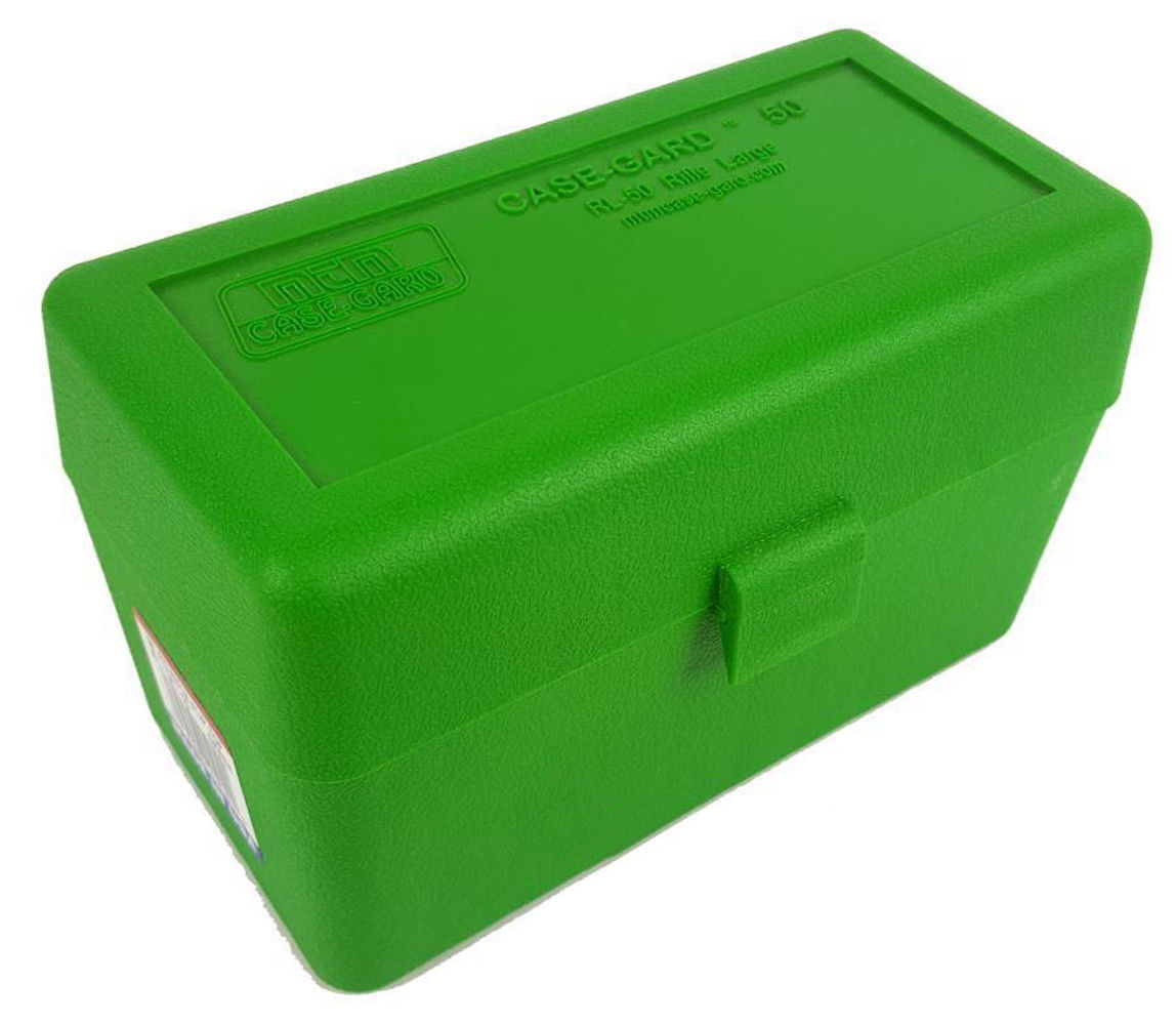 R-50 Series Large Rifle Ammo Box - 50 Round - Green