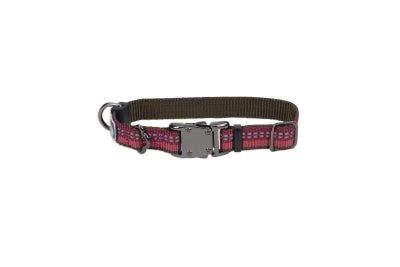 K9 Explorer Reflective Dog Collar Small Berry