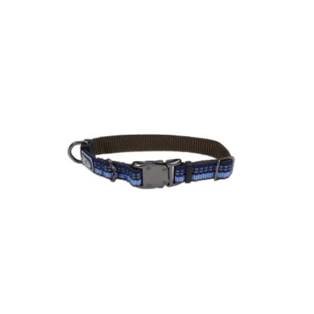 K9 Explorer Reflective Dog Collar, Sapphire, 8 To 12-In Neck, 5/8-In Wide