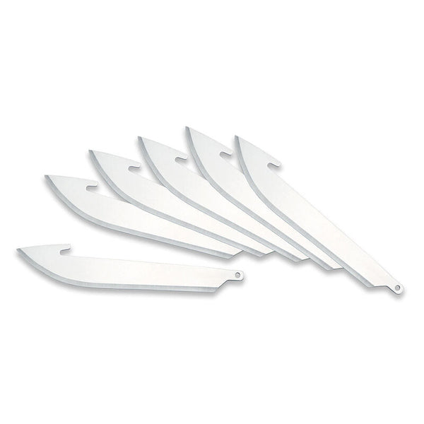 Outdoor Edge Razorsafe 3" Drop Point Blades 6 Pack