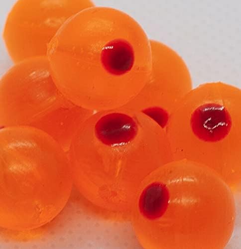 XXB BnR Tackle Soft Beads Neutral Buoyancy 8/pack | Fireball; 8MM