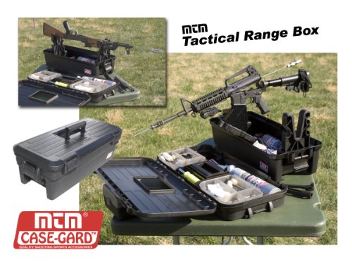 Mtm Trb40 Tactical Range Box For Regular & Tactical Rifle Black