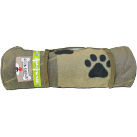 Rivers West Original Waterproof Fleece Dog Blanket - Olive