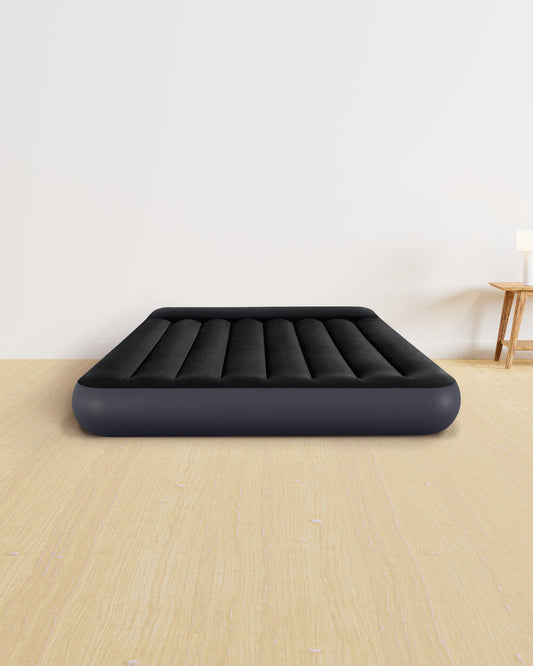 Intex Dura-Beam Standard Pillow Rest Air Mattress 10" Full with Built-In Electric Pump