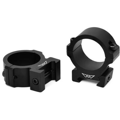 V602M 1 in. Vapor Hight Horizontal Matte Black Scope Rings