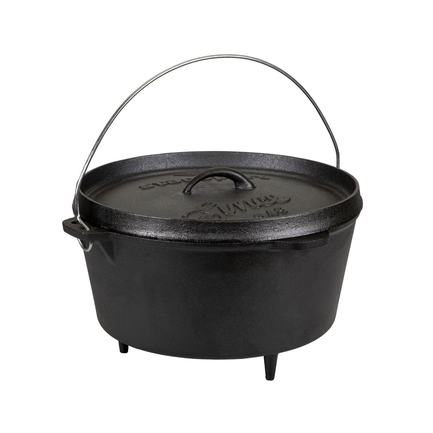 Stansport Pre-Seasoned Cast Iron Dutch Oven with Legs