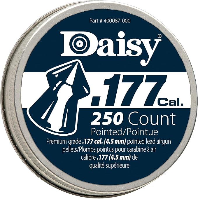 Daisy Pointed Field Pellets- Precision .177 .22 - .177 Cal - 7.2 Grain