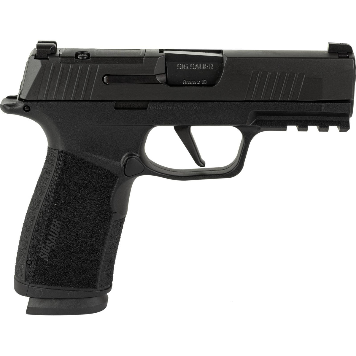 Sig Sauer P365, 9MM, 3.7IN, X-SERIES, BLK, X-RAY 3, POLYMER GRIP, ( 2 ) 17RD STEEL MAG, OPTIC READY