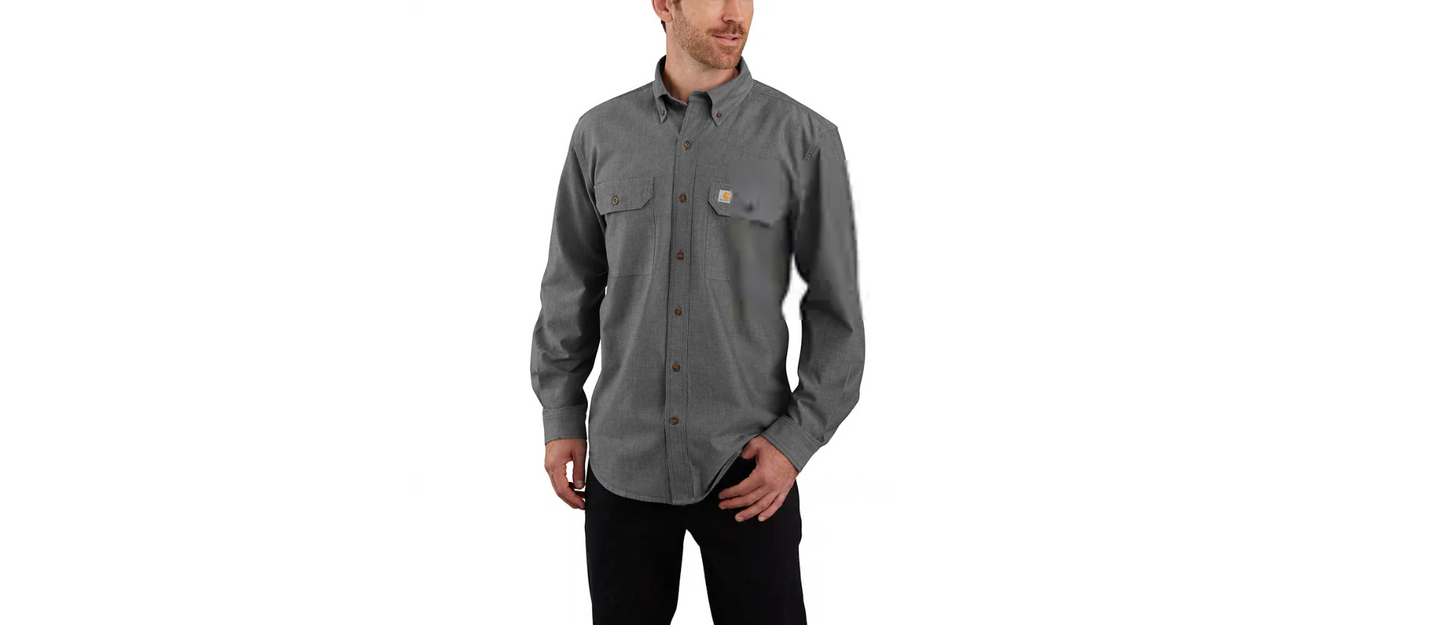 Carhartt Loose Fit Midweight Chambray Long-Sleeve Shirt Men's