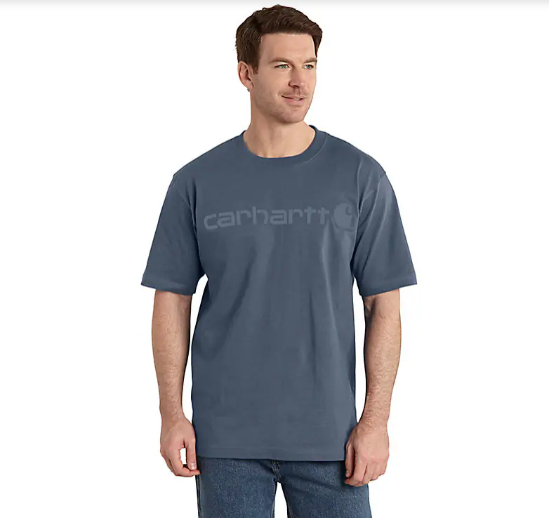 Carhartt Loose Fit Heavyweight Short-Sleeve Logo Graphic T-Shirt Men's
