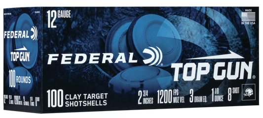 Federal Top Gun 12 GA #7.5 100-Rounds 2.75"