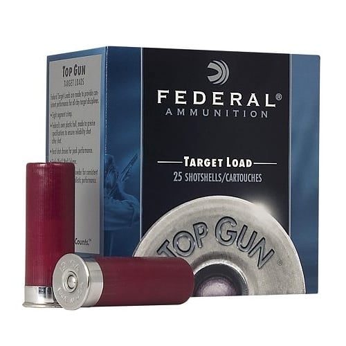 Federal Top Gun Target Load TG121 8 12GA 2.75-inch 1oz #8 Shot 25Rds