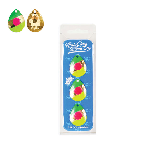 High Class Tackle 3-Pack 3.5 Colorado Blades
