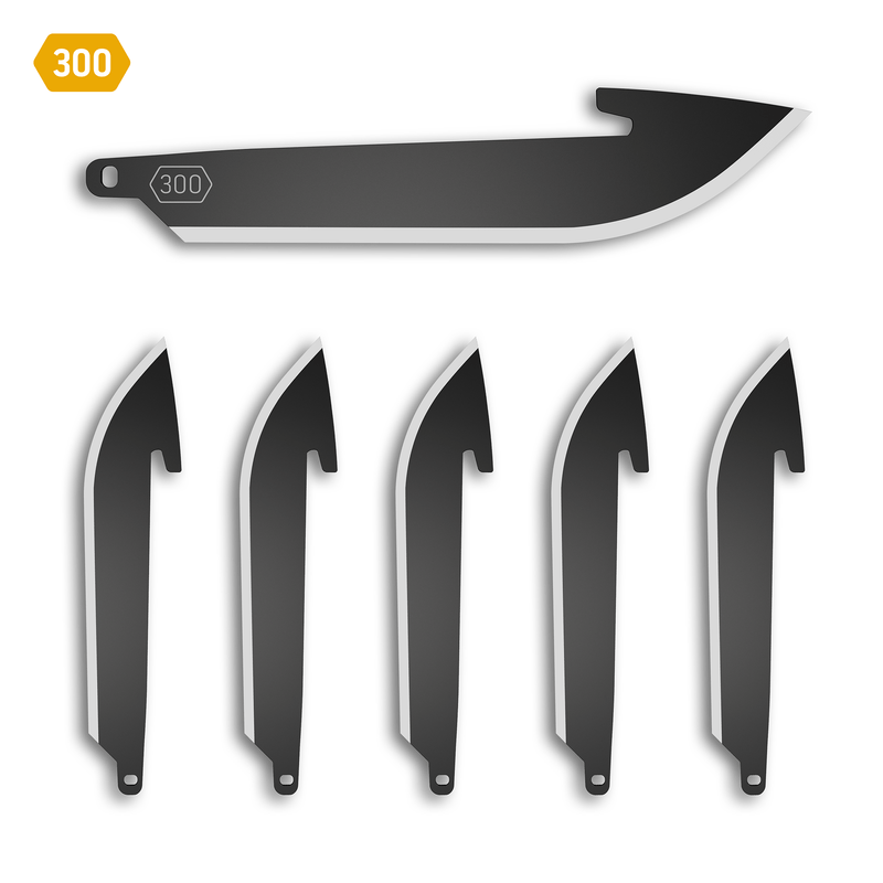 Outdoor Edge 3.0" Drop-Point Blades 6 Packs