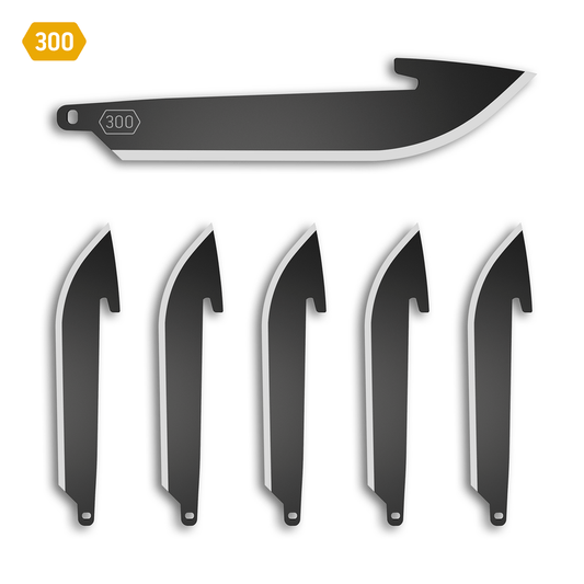 Outdoor Edge 3.0" Drop-Point Blades 6 Packs