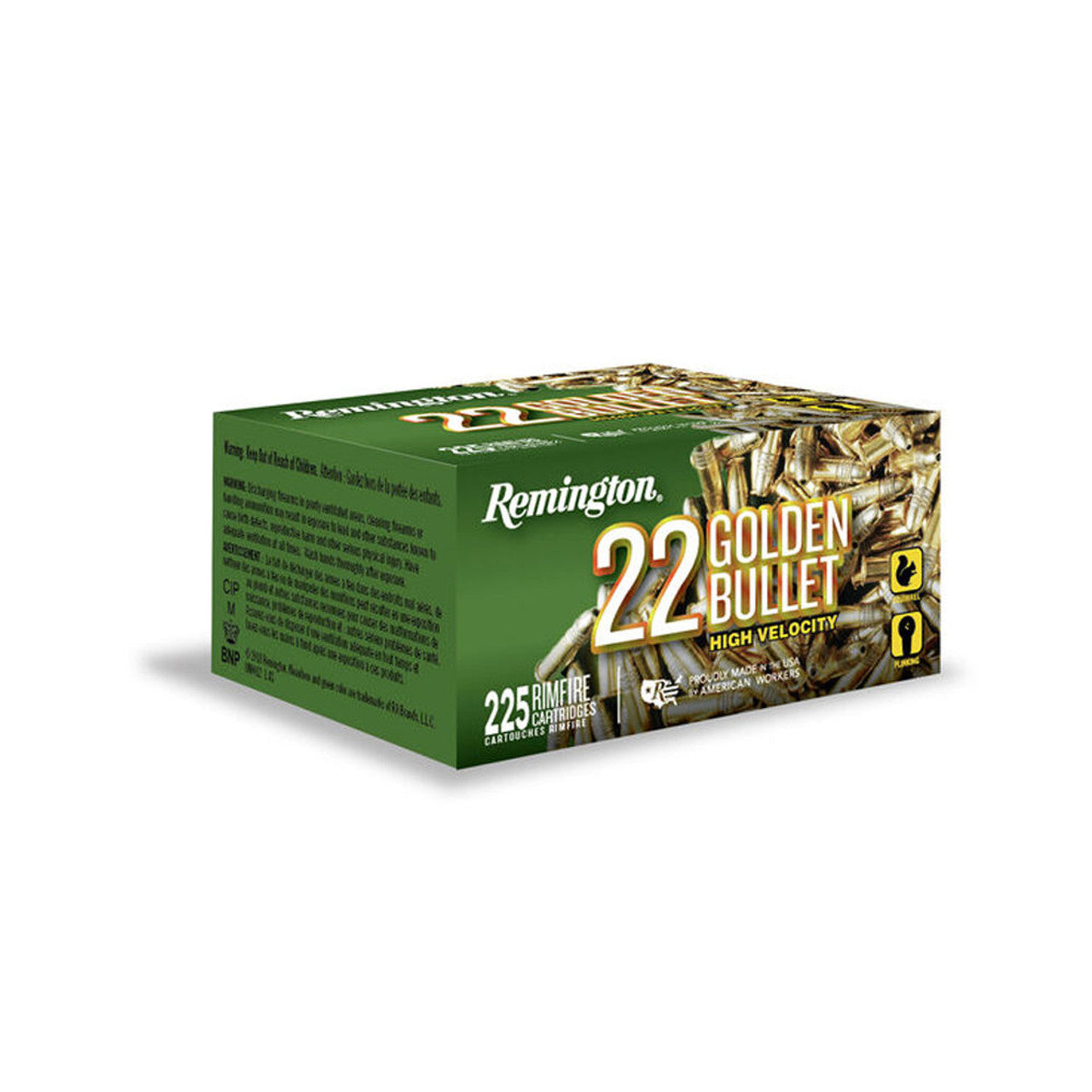 Remington .22 LR 22 Golden Bullet 36gr HP Ammo