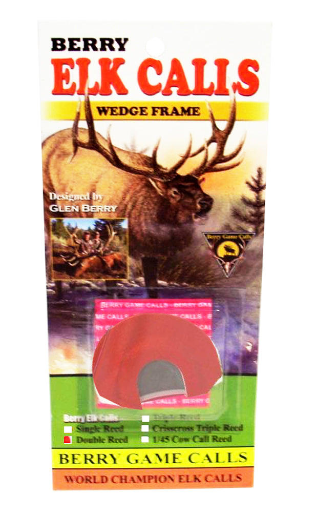 Berry Wedge Double Reed Elk Diaphragm Mouth Call