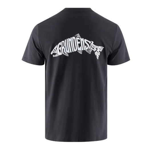 Grundens Salmon Eat Your Words HD Pocket Tee
