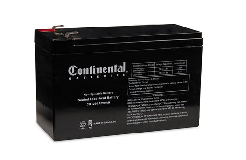Continental 12 Volt 9 Amp SLA Battery F2