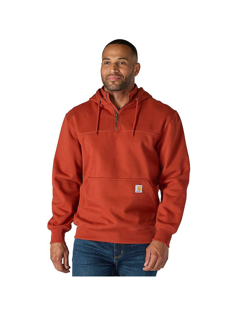 Carhartt Men's Rain Defender Loose Fit Heavyweight 1/4 Zip Hoodie