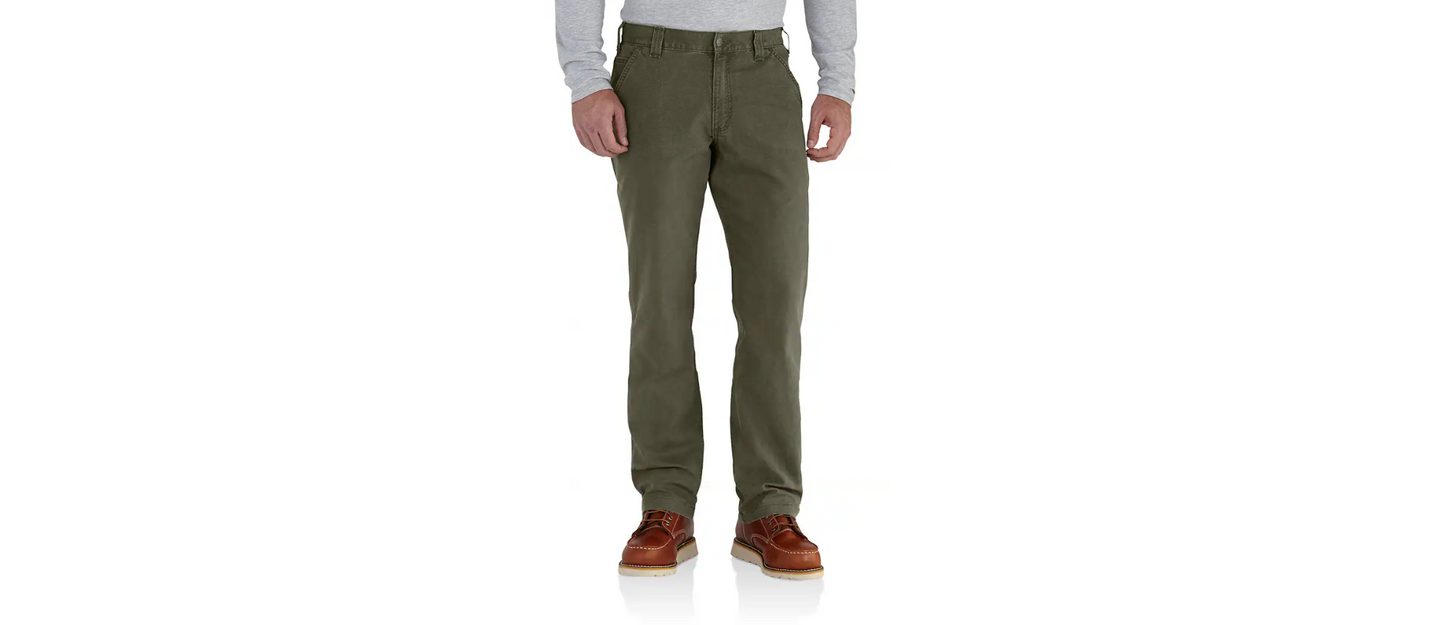 Carhartt Relaxed Straight Rigby Canvas Dungaree Work Pants Men's