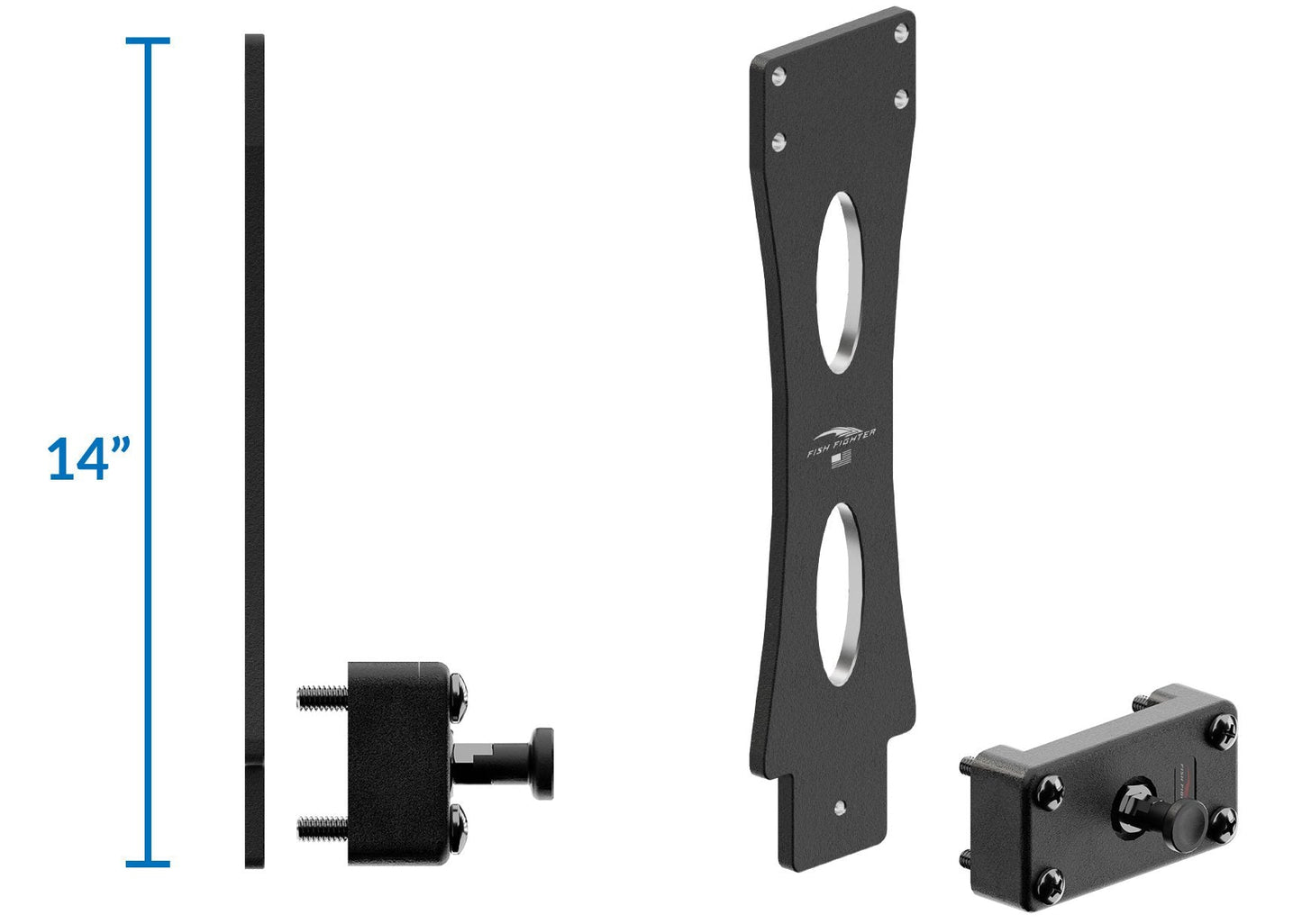 Fish Fighter 14″ - Quick Release System (QRS) - Rod Riser