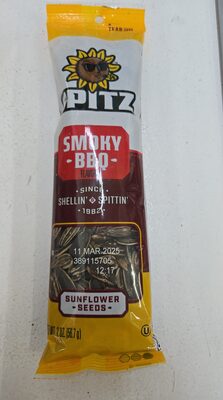 Spitz Sunflower Seeds BBQ Flavored 2 Oz