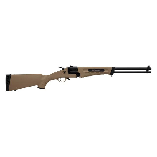 Savage 42 Takedown Rifle .22 LR/410ga 1rd Capacity 16″ Barrel FDE Stock