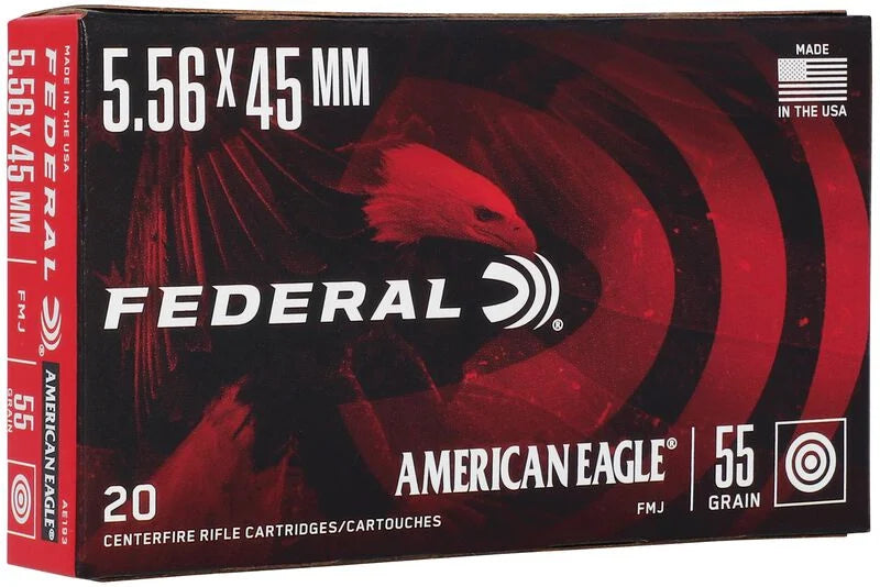Remington 5.56x45MM 55GR FMJ
