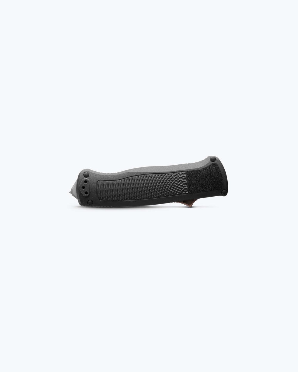Benchmade Shootout Automatic Knife, 3.51in, CPM-CruWear Tool Steel, Drop-Point Blade, CF-Elite, Black Handle