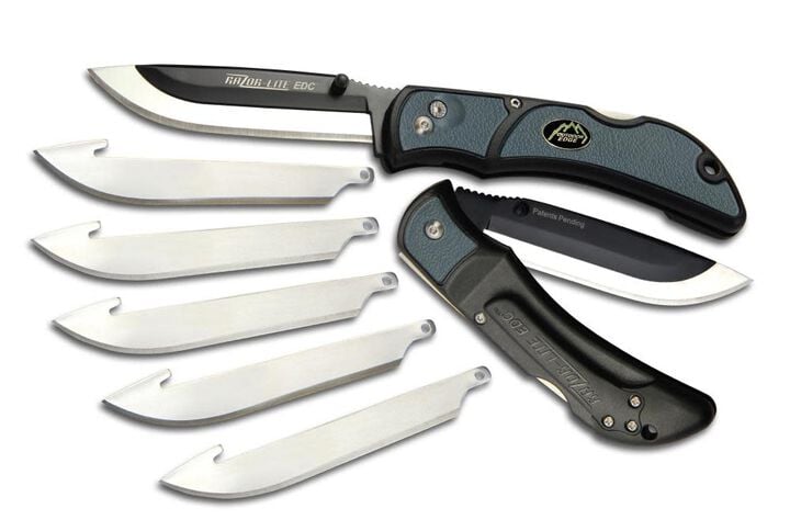 Outdoor Edge 3.5" Razor-Edc Lite 6 Stainless Drop Point Blades
