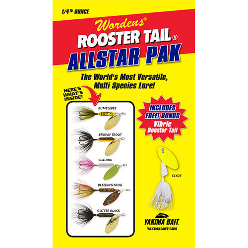 Yakima Bait Rooster Tail Box Kit 1/16 Oz Single Hook