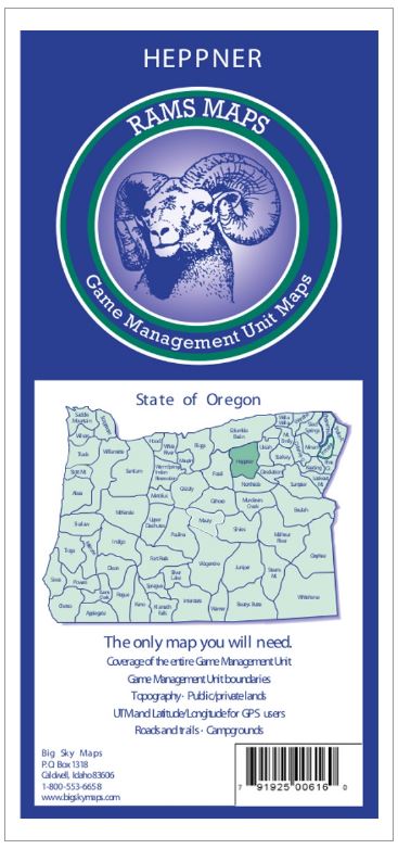 Rams Oregon Game Management Unit Maps